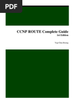 Download CCNP ROUTE Complete Guide 1st Edition by YapChinHoong SN37480126 doc pdf