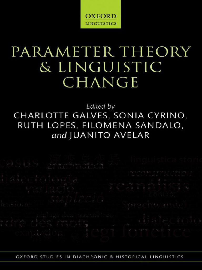 Parameter Theory and Linguistic Change GALVES CYRINO Et Al | PDF | Verb ...