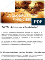 Mondialisation Globalisation Financire