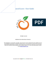 Advanced Leave Management User Guide PDF
