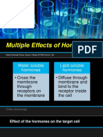 Multiple Effects of Hormones