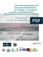 Programa Xiii Cio i e Comunicaciones-poster