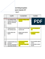 Rubric Student A-Assignment 1