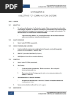 Section27!05!36 Cable Trays Communications Systems