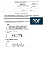 English 3rd Formative Assessment