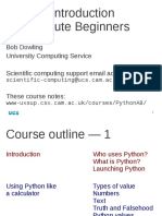 Introduction To Python