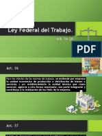 Ley Federal Del Trabajo 16-20