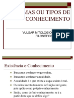 4 Formas Tipos Conhecimento