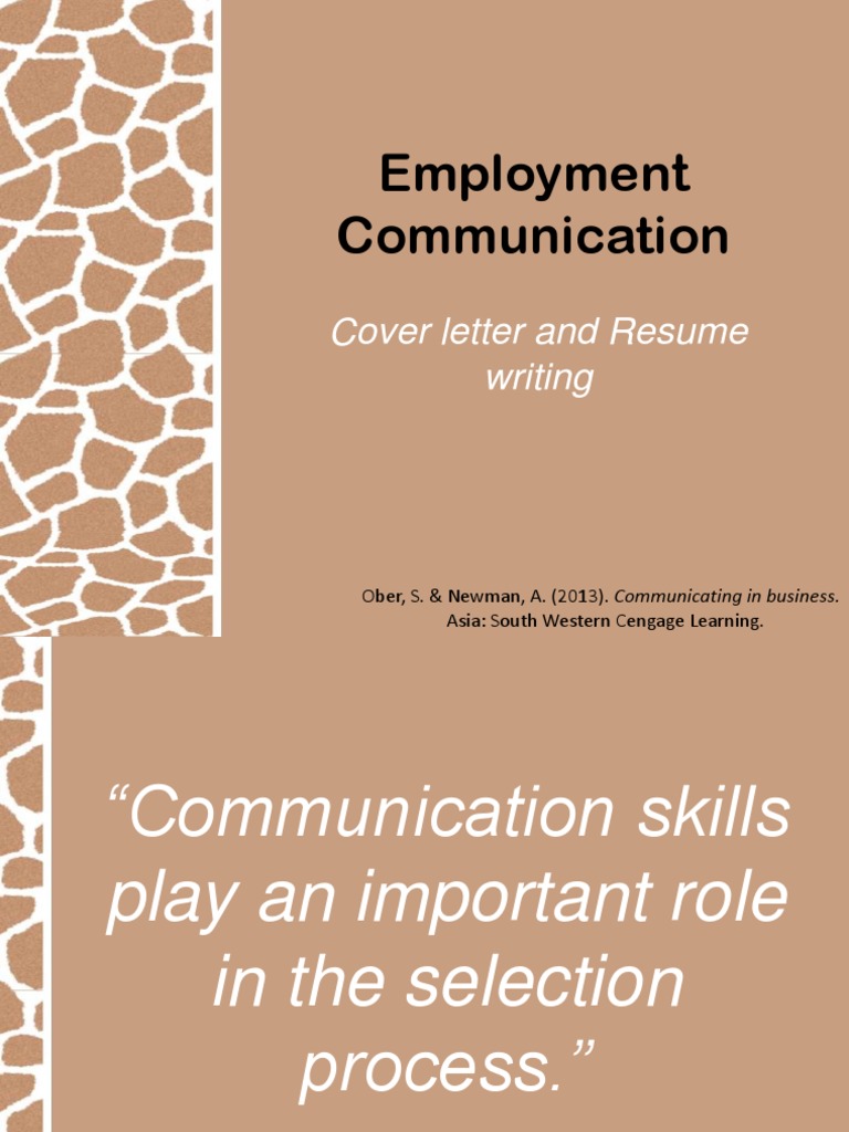 Cover Letter and Resume Writing Guide | PDF | Résumé | Job Interview