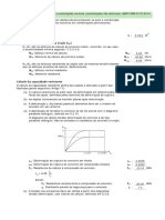 Limite de ruptura de seção sob ação normal e momentos