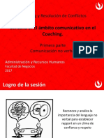 Unidad Nº 2 El Ámbito Comunicativo en El Coaching Semana 5 Cnoverbal1