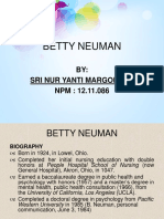 Betty Neuman: BY: Sri Nur Yanti Margolang NPM: 12.11.086