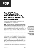 Excessos do Culturalismo - Pós-modenridade ou americanização da esquerda - Lingren Alves.pdf