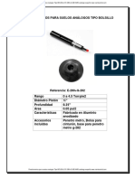 Penetrometros para Suelos Analogos Tipo Bolsillo e 280 G 282 Ams Catalogo Espanol