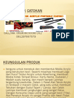 Mesin Tekuk Acrylic - Call/WA 081. 808. 030. 080 (XL)