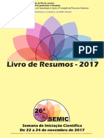 Livro de Resumos Da 26 SEMIC UERJ - 2017