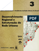 Desenvolvimento Estruturação da Rede Urbana