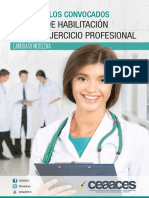 Temario de Prueba Del Ceaaces ECUADOR MEDICINA