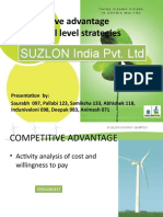 Competitive advantage: Functional strategies at Suzlon