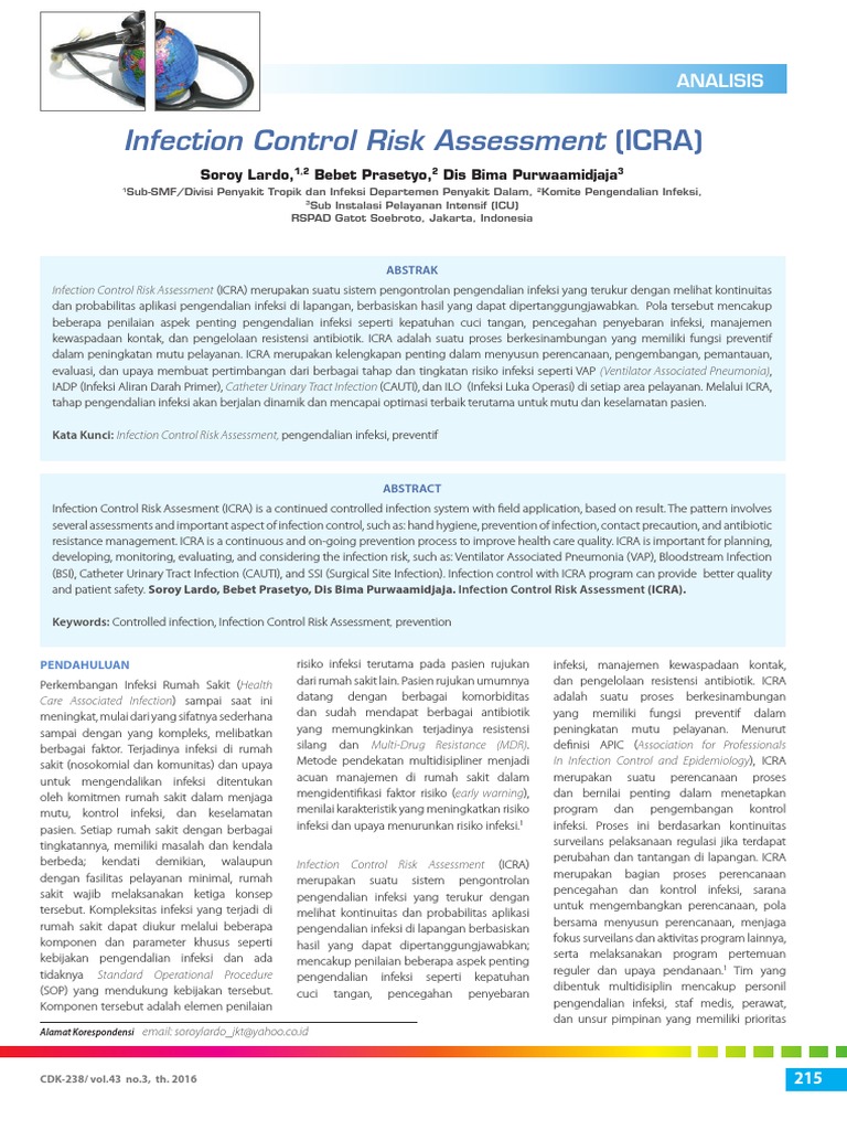 19 - 238Analisis-Infection Control Risk Assessment-ICRA PDF | PDF