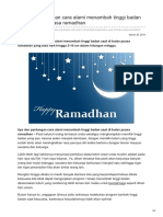 Metode Cara Dan Pantangan Cara Alami Menambah Tinggi Badan Saat Di Bulan Puasa Ramadhan