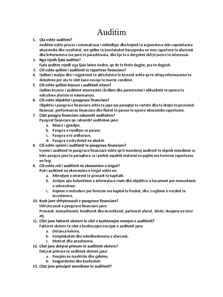 Auditim | PDF