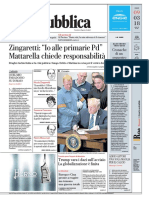 La Repubblica Del 9 Marzo 2018