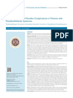 Cataract Surgery and Possible Complications in Patients With Pseudoexfoliation Syndrome