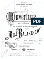 Balakirev - Overture - Op6 - FS - RSL Spanish PDF