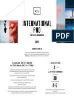 KTU PHD Studies 2018