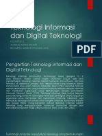 Teknologi Infomasi Dan Digital Teknologi Presentasi