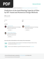 Prediction of The Axial Bearing Capacity of Piles