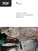 AFR Quality Control Manual