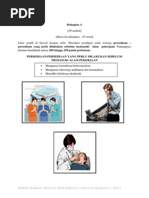 Soalan Bahasa Melayu Spm Kertas 1 Bahagian A Set 1 Pdf