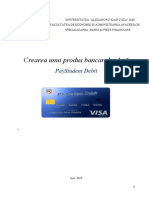 Crearea Unui Produs Bancar de Plata - PayStudent Debit