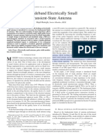 A Wideband Electrically Small Transient-State Antenna: Majid Manteghi, Senior Member, IEEE