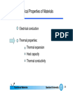 Electrical Properties Part I (Thermal Properties)