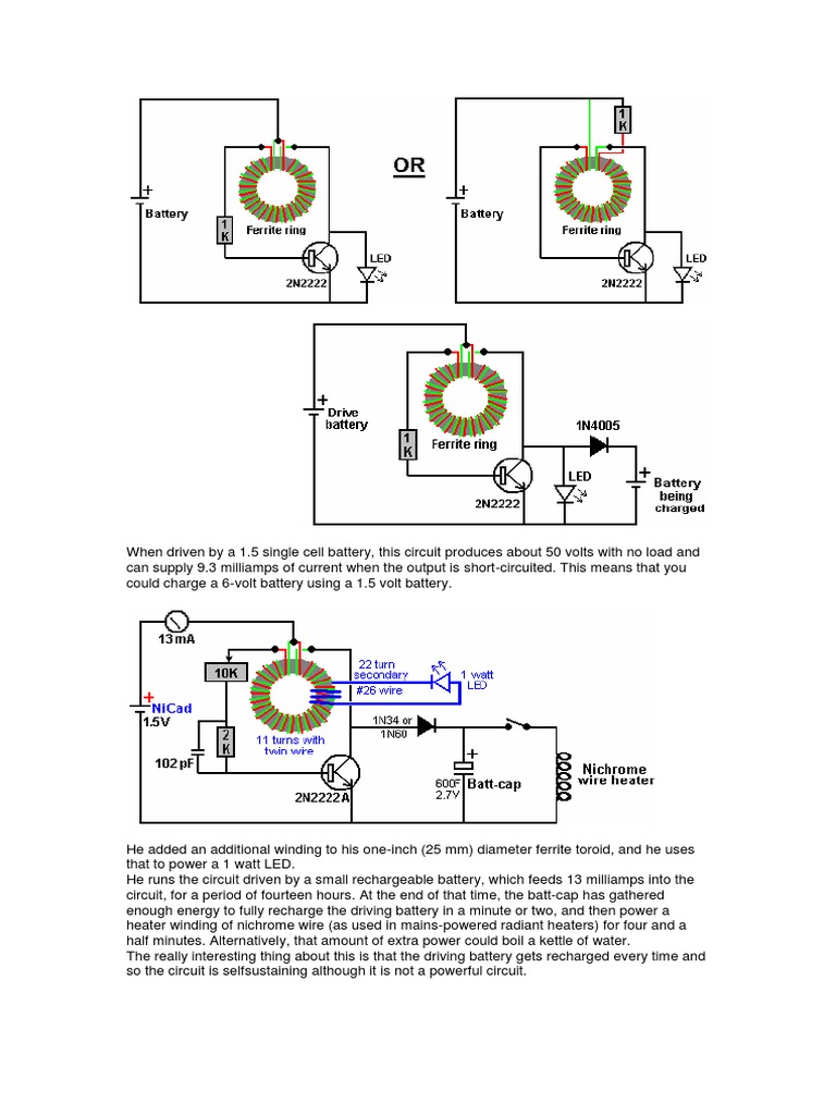 Joule Thief T | PDF | Battery (Electricity) | Electrical