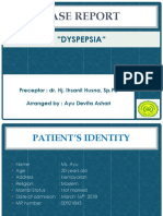 Dyspepsia Case Report