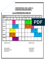 Jadual Bilik Sains 2018