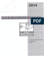 Curs de Diversificarea Alimentatiei Pentru Be Belusi PDF