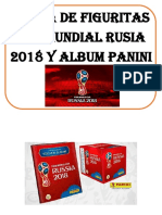 Venta de Figuritas Del Mundial Rusia 2018 y Album Panini
