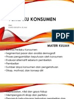 Materi Kuliah Perilaku Konsumen