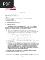 FOIA request to the Department of Defense Regarding Communications with John Bolton