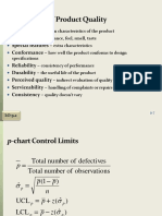 Performance - Aesthetics - Special Features - Conformance - Reliability - Durability - Perceived Quality - Serviceability - Consistency