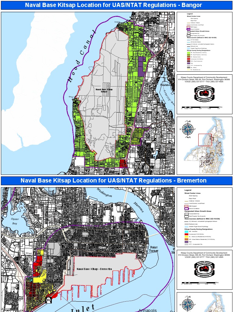 Naval Base Kitsap Location for UAS/NTAT Regulations Land Use Road