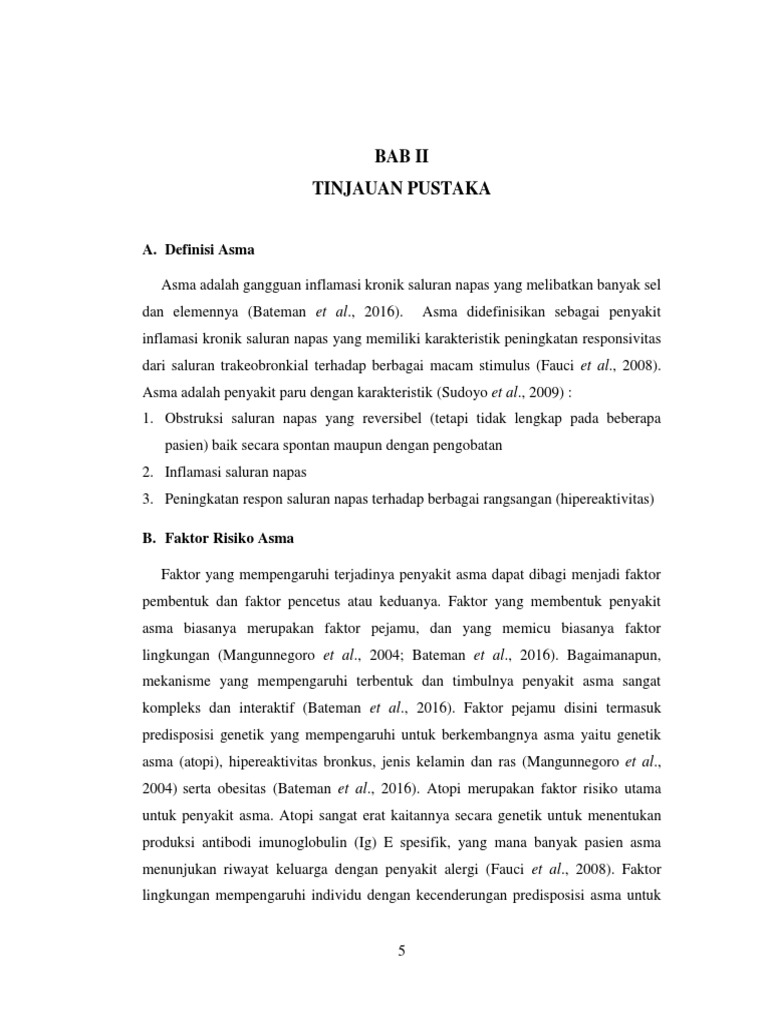 Tinjauan pustaka asma