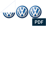 Logo Volkswagen para Imprimir