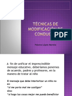 Técnicas Modificación Conducta PDF