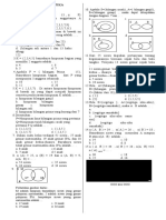 Soal Himpunan Kelas VII